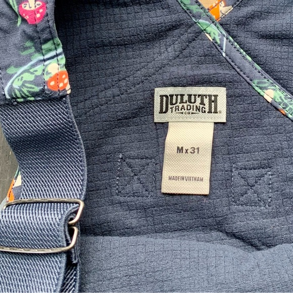 NWT Duluth Medium x31L Heirloom Gardening Lined Overalls Mushroom Terrarium Bibs - Picture 6 of 11